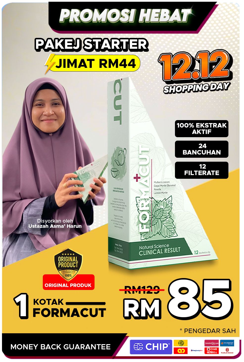 PAKEJ STARTER ( 1 KOTAK FORMACUT )